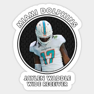 JAYLEN WADDLE - WR - MIAMI DOLPHINS Sticker